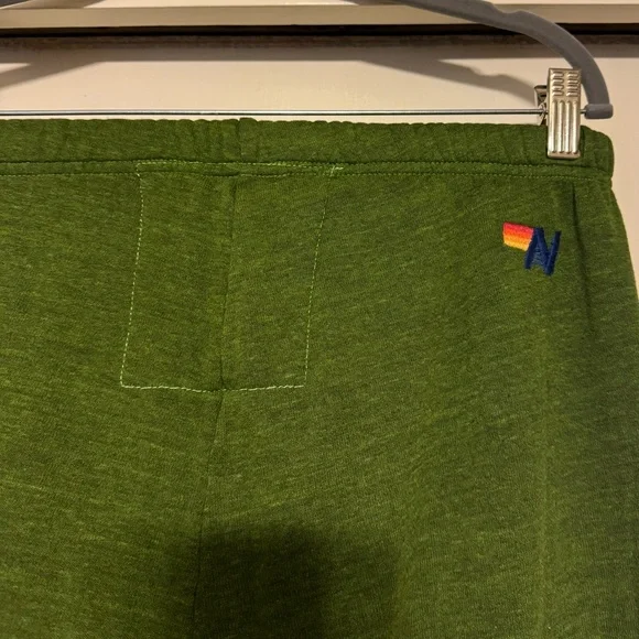 RARE AVIATOR NATION SWEATPANTS - SAN FRANSICO in Heathered GREEN - Picture 6 of 6